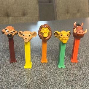 Lion King Pez Dispensers set/5